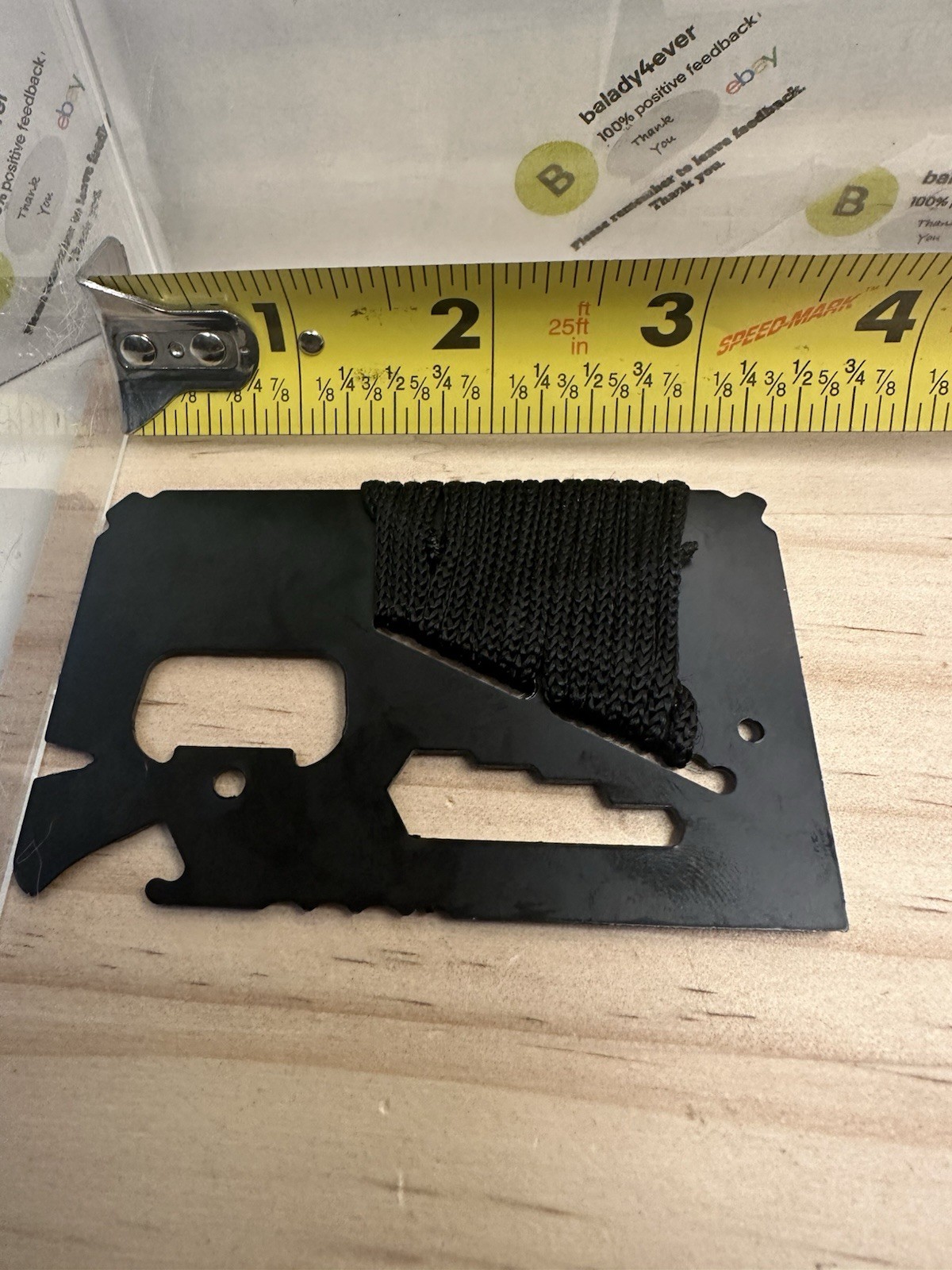 “PRT SOS HELP” Branded DeltaHalo Credit Card Multitool 14 in 1 Survival