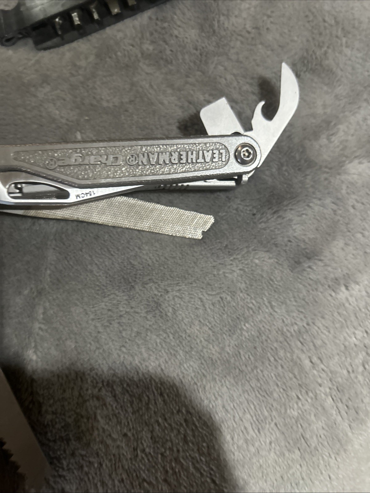 Leatherman Charge Multi-Tool w/ Sheath 7 Double Bits 154 CM Very Good Cond.