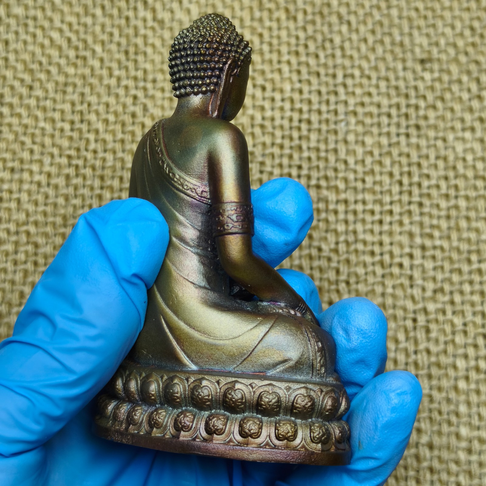 Pure copper Buddha Buddhism ornament Solid Artwork statue sculpture Collection