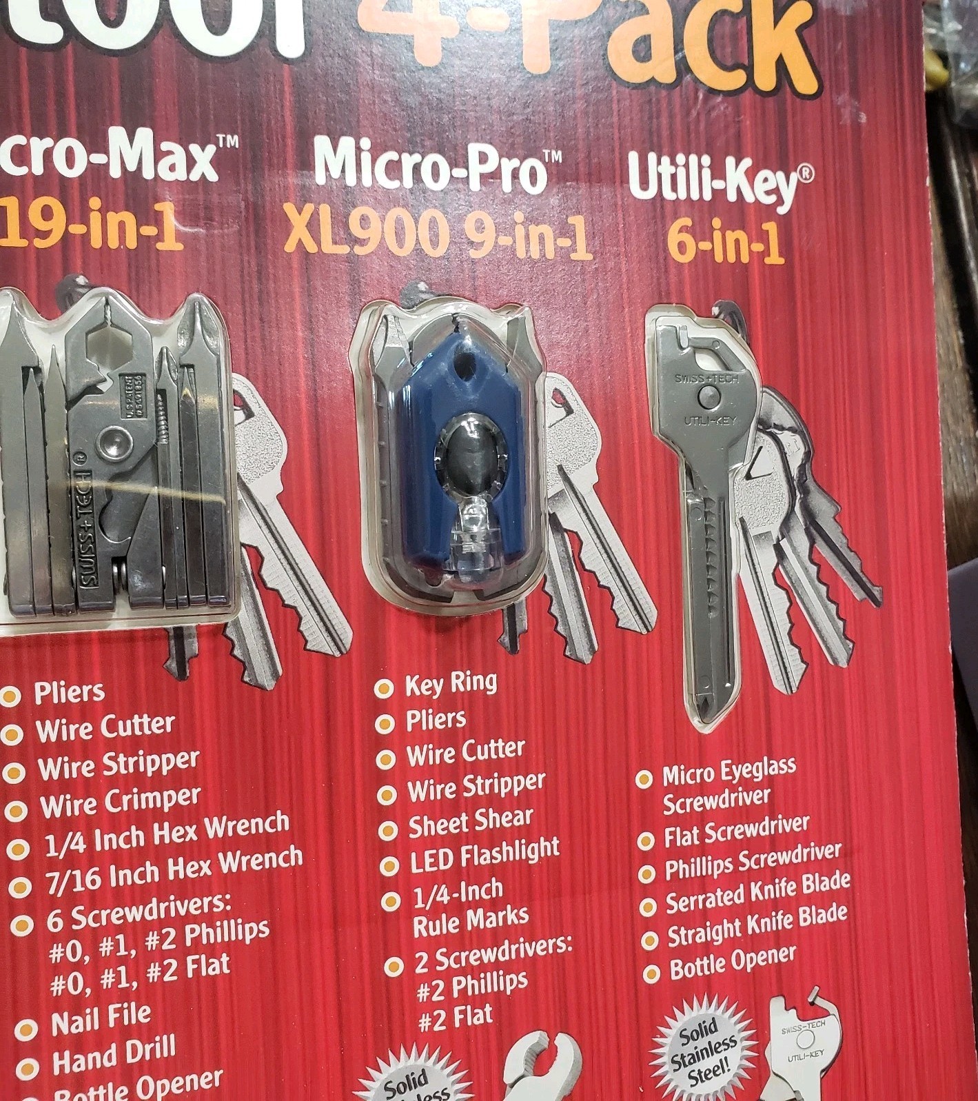Swiss+Tech Swiss Tech Micro tool 4 pack NIP Gift