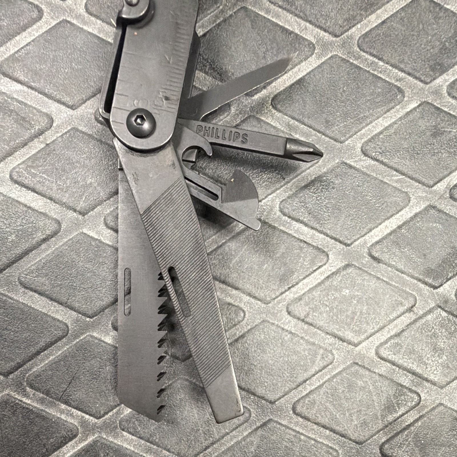 SOG PowerLock S60 18-Tool Multi-Tool Pliers Black w/ Sheath, 2in Blade