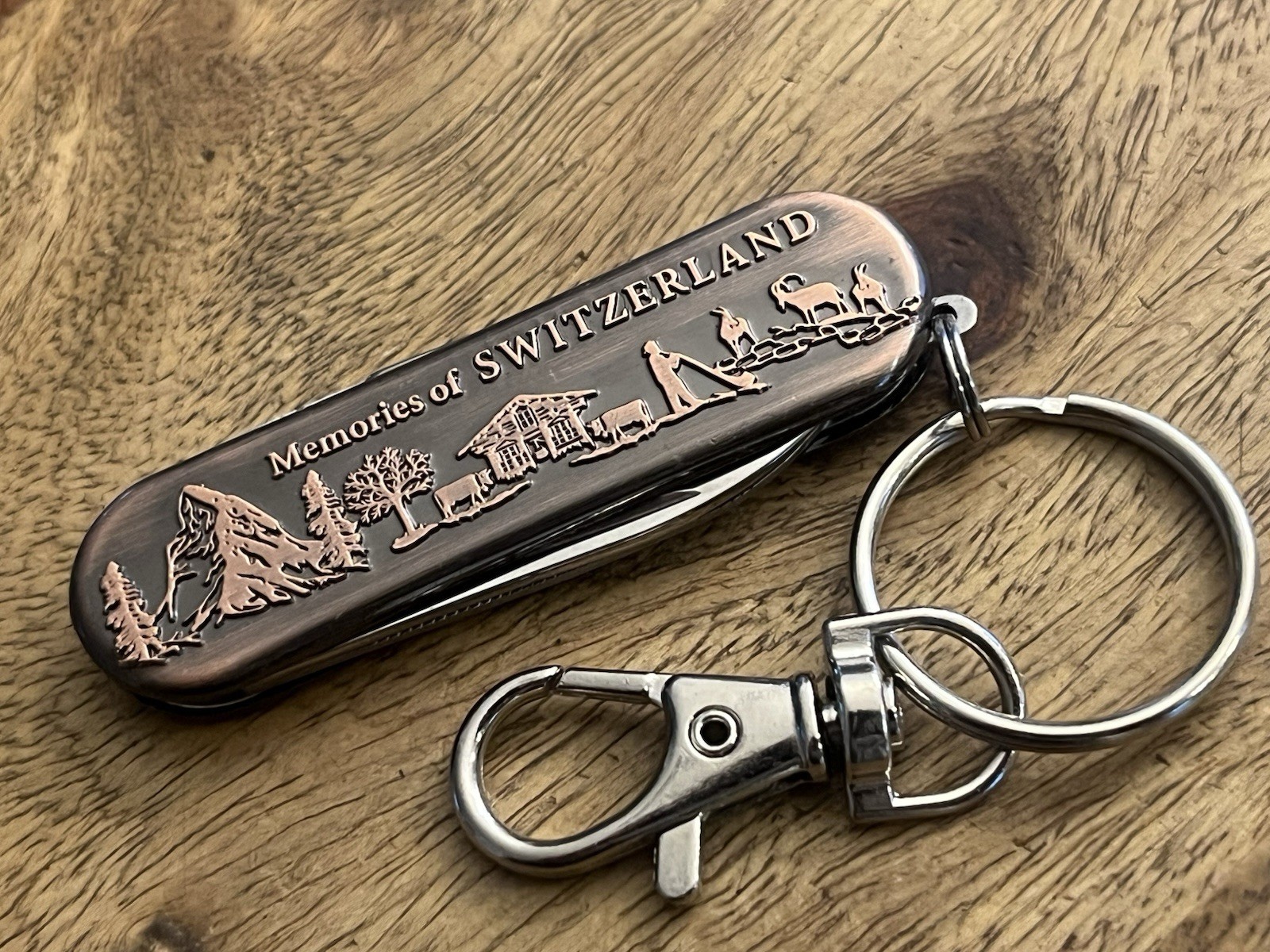 Switzerland Keychain Multitool Scissors, Knife File SUPER Solid! SUPER NICE!!