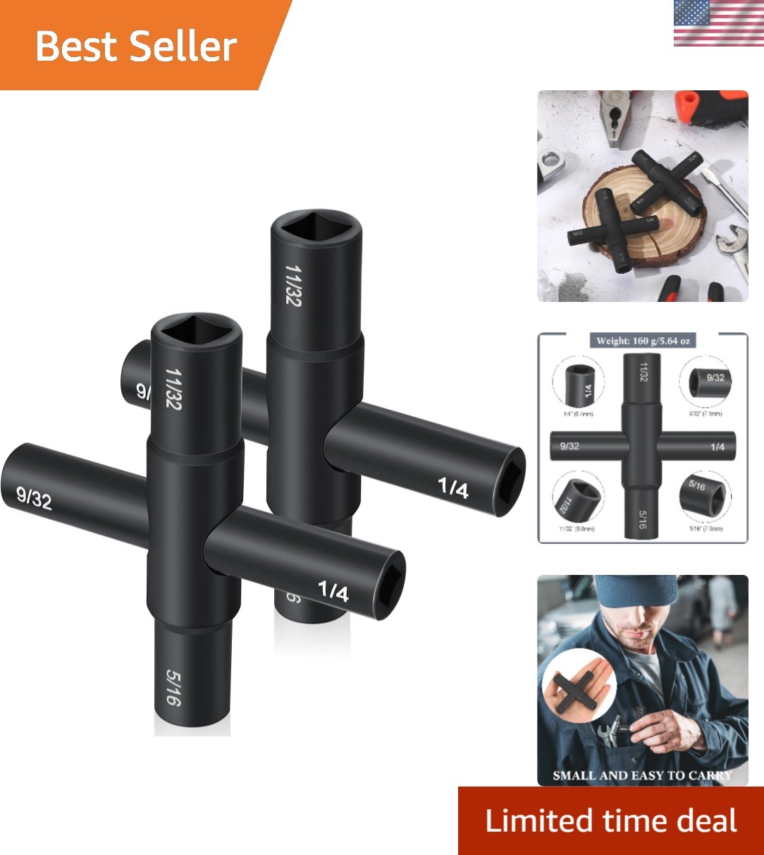 Heavy-Duty 4 Way Sillcock Water Keys – Essential Tool for Home Maintenance