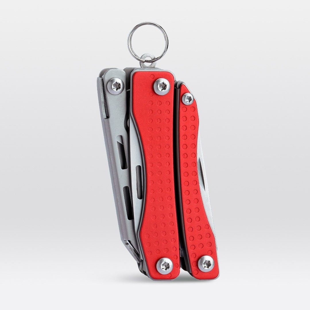 NexTool Mini Flagship Multitool Plier Scissors Openers File Flat Head Red Handle