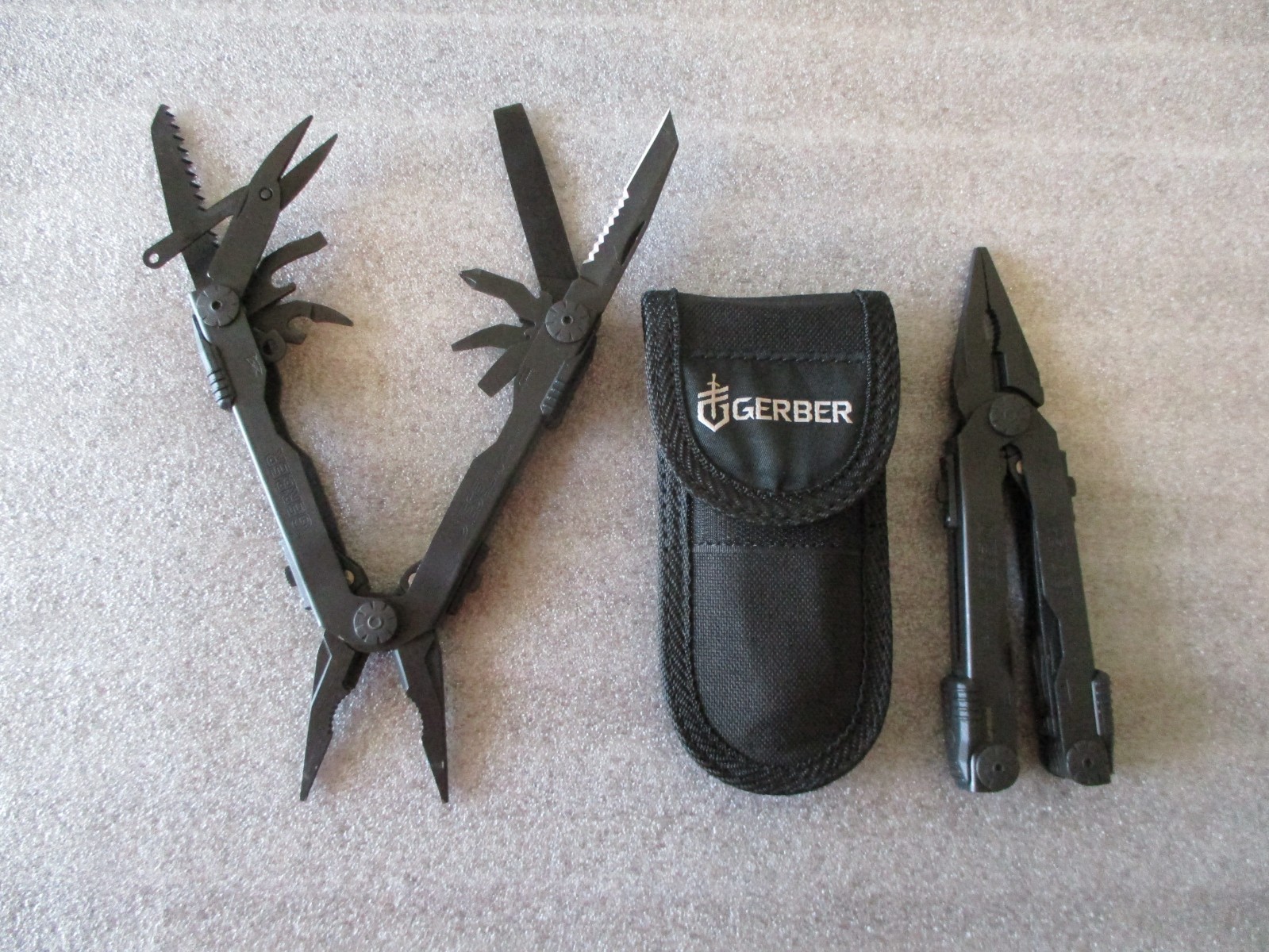 GERBER DIESEL MULTI-PLIER-2w/1 CASE+LEATHERMAN WAVE MULTI-TOOL & CASE-EXCELLENT!