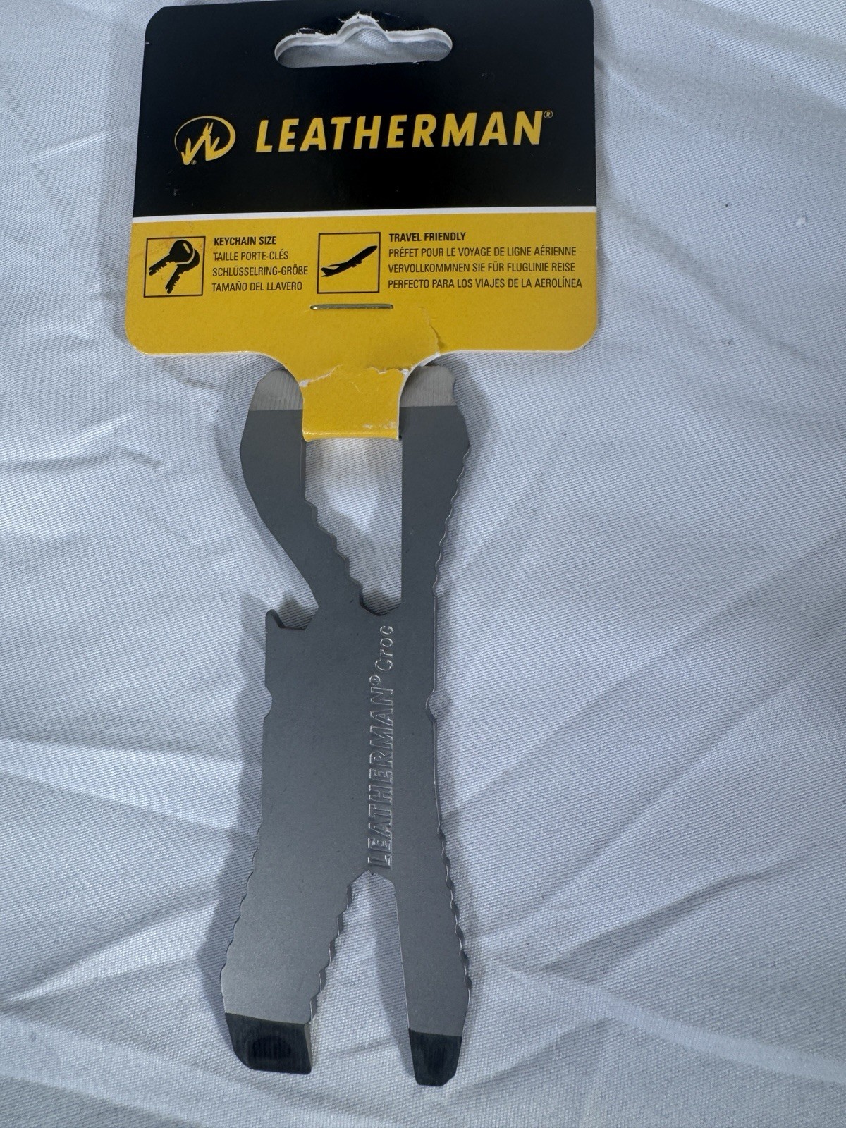 Leatherman Croc Multi-Tool Wrench Bottle Opener Pry-Bar Rare Accessory NEW NIB