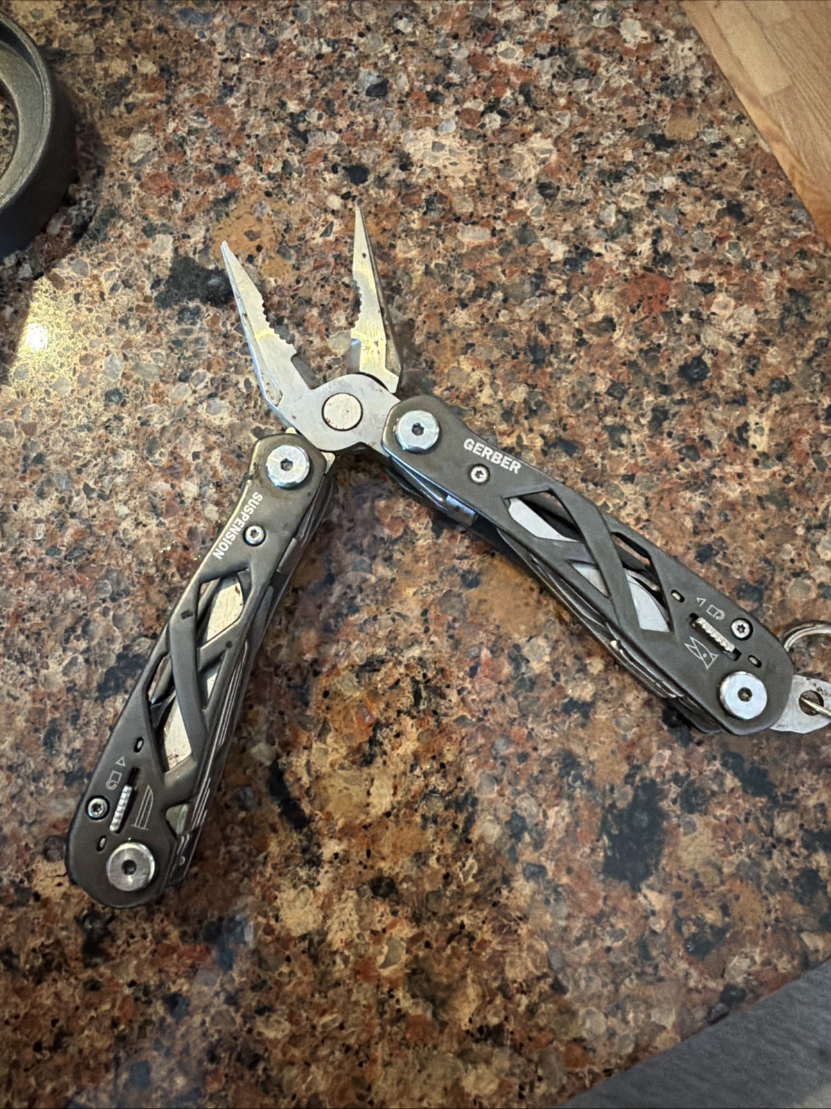 Gerber Suspension Stainless Steel Multi-Tool Needs Cleaning