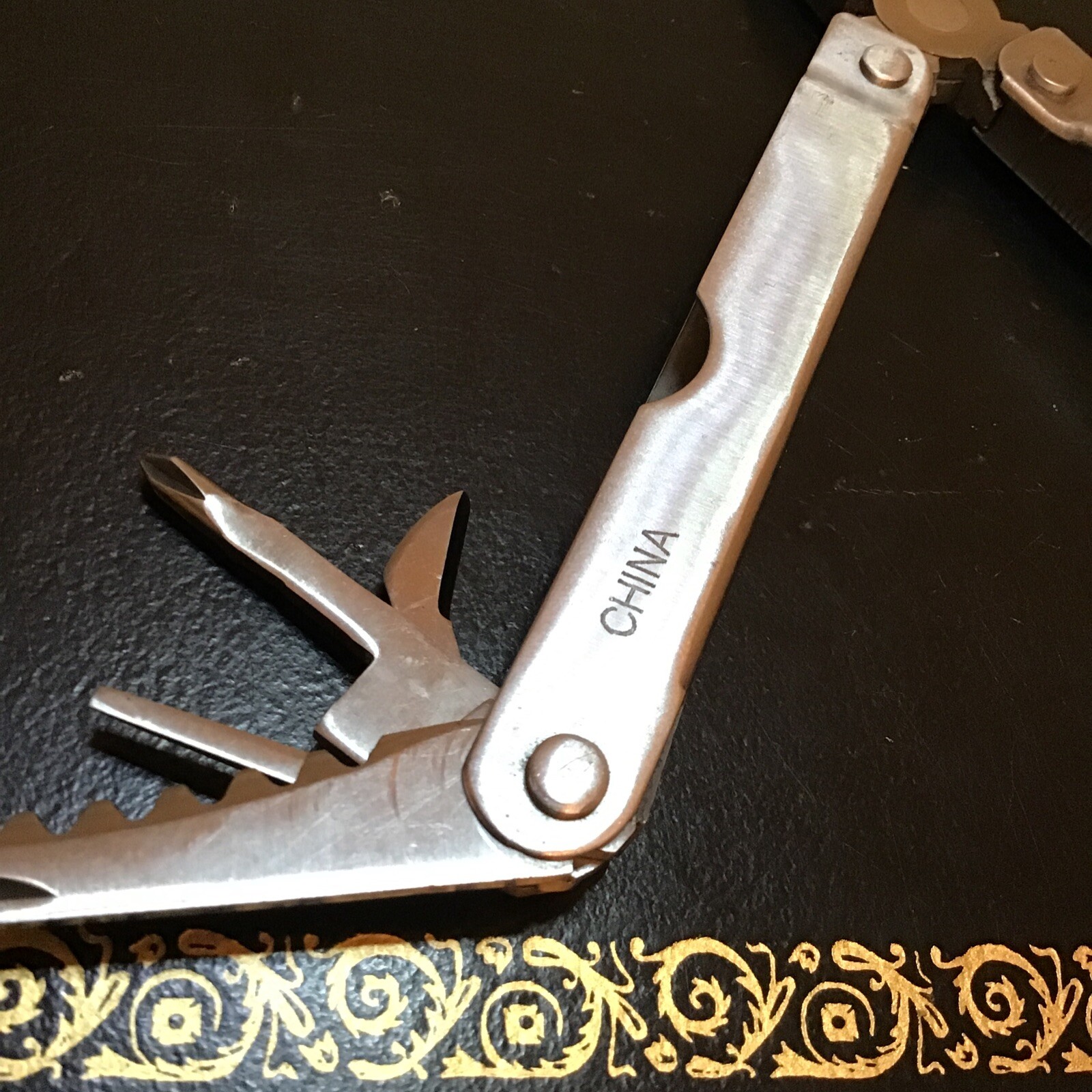 * Pro-Case® Folding Stainless Multi-Tool Knife With Black Case