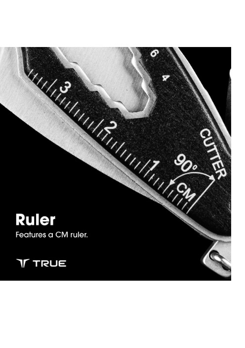 True Utility SmartKnife 11-in-1 Multi Tool Weatherproof Case TU573