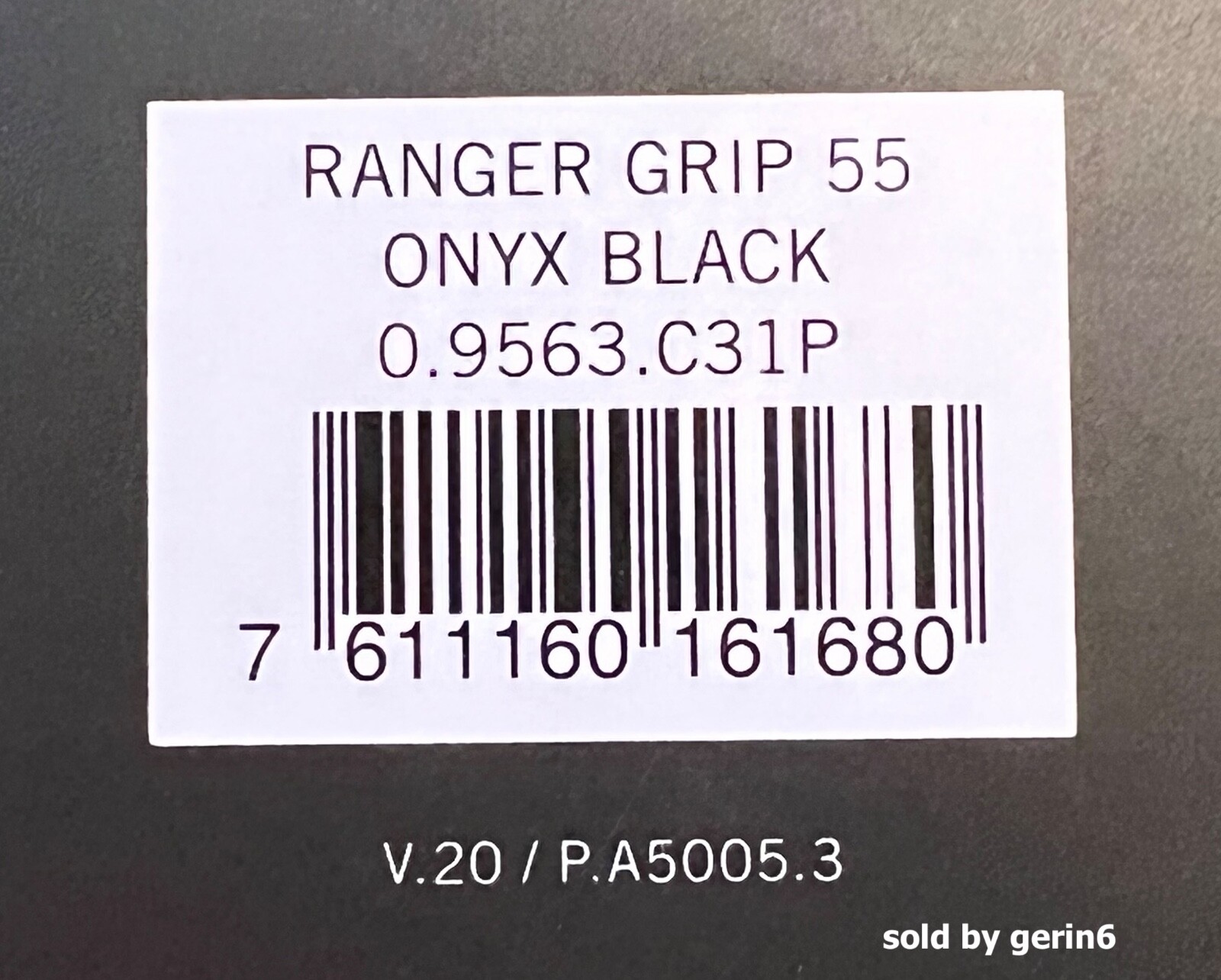 Victorinox Swiss Army Knife Onyx Black Ranger 55, 130mm, 0.9563.C31P, New In Box