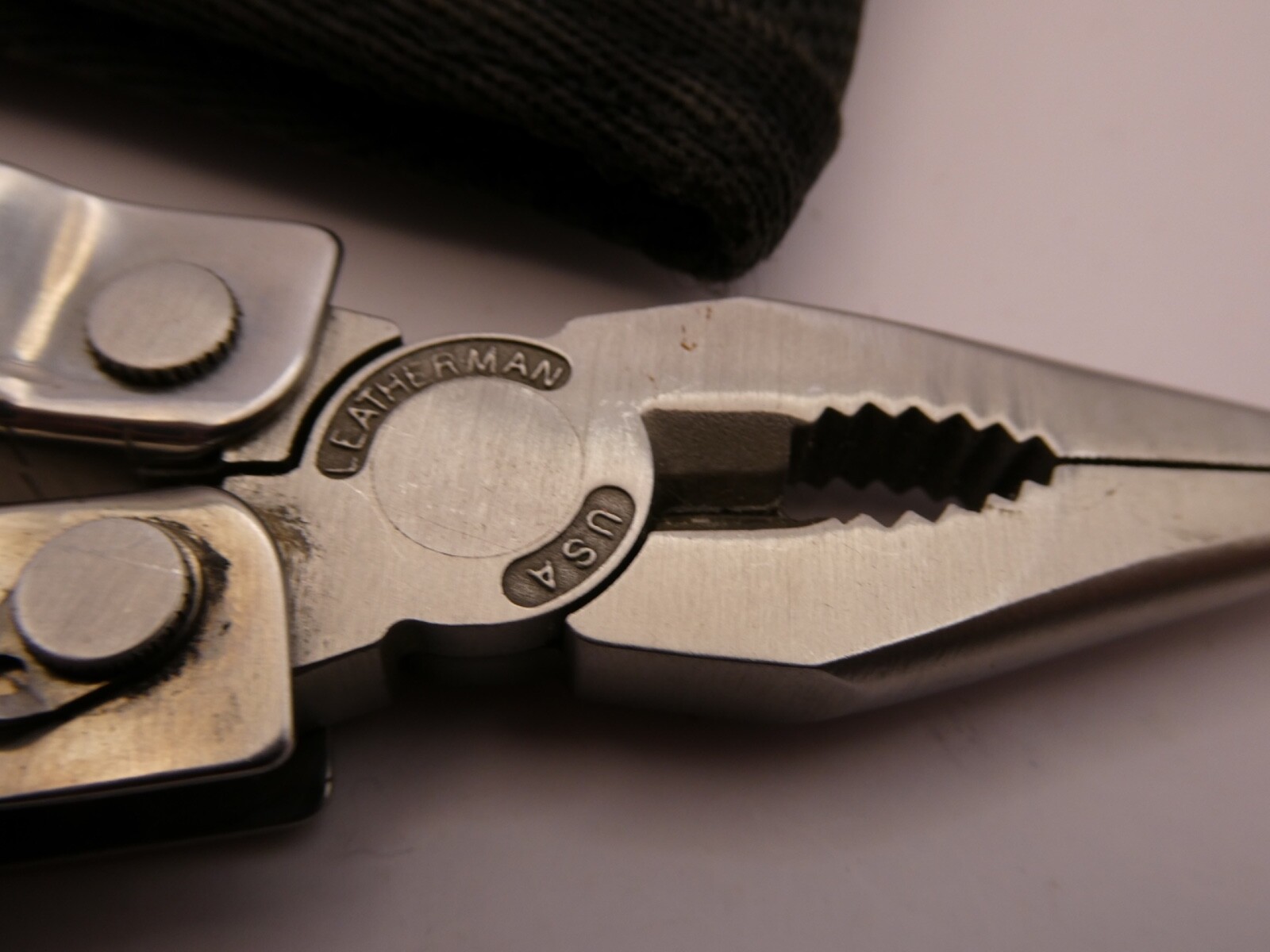 VINTAGE LEATHERMAN TOOL US REG 1325473 MULTI TOOL MADE IN USA WITH SHEATH