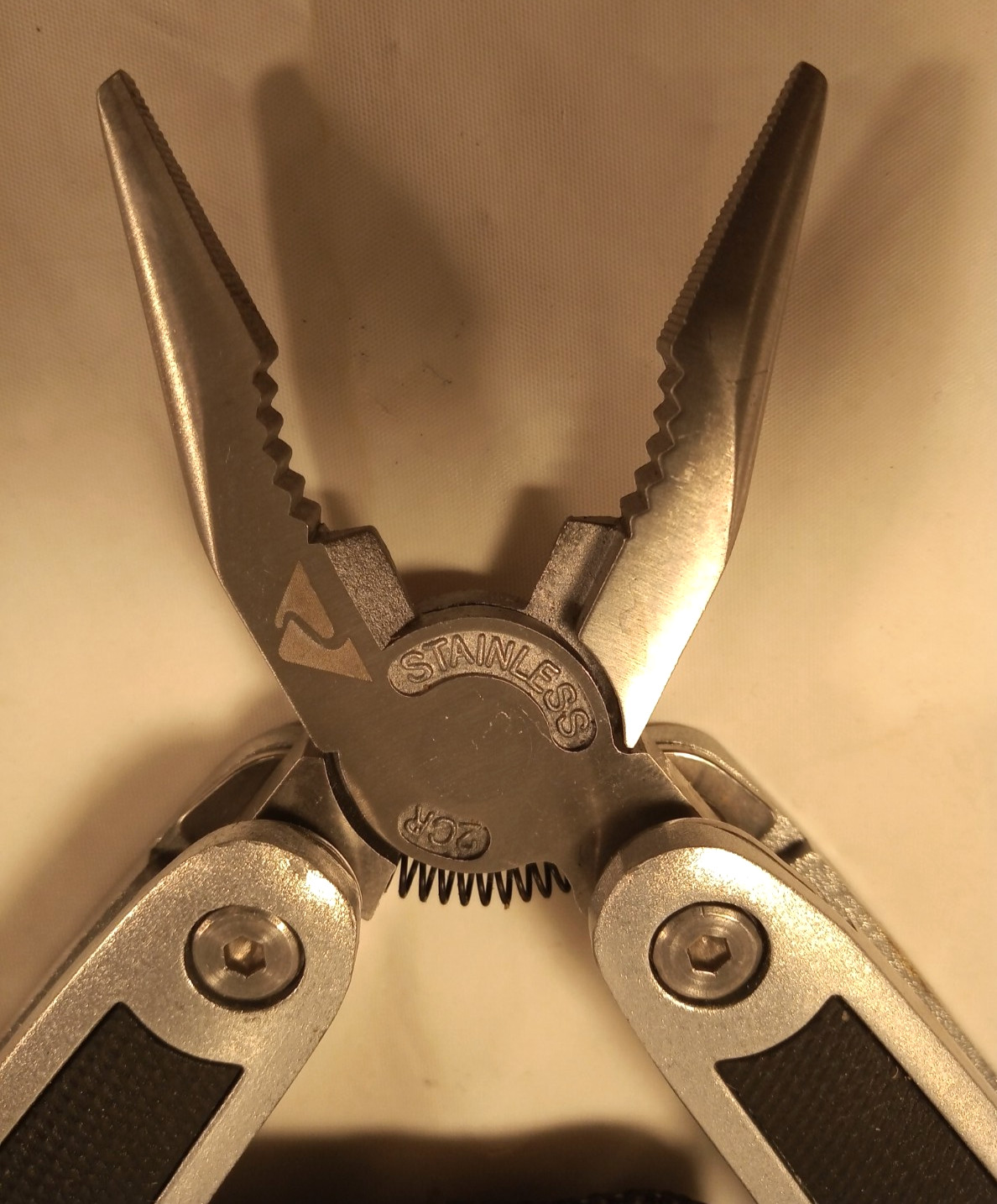 Ozark Trail Large Multi Tool Pliers Knives Saw Screwdrivers Openers Black Handle