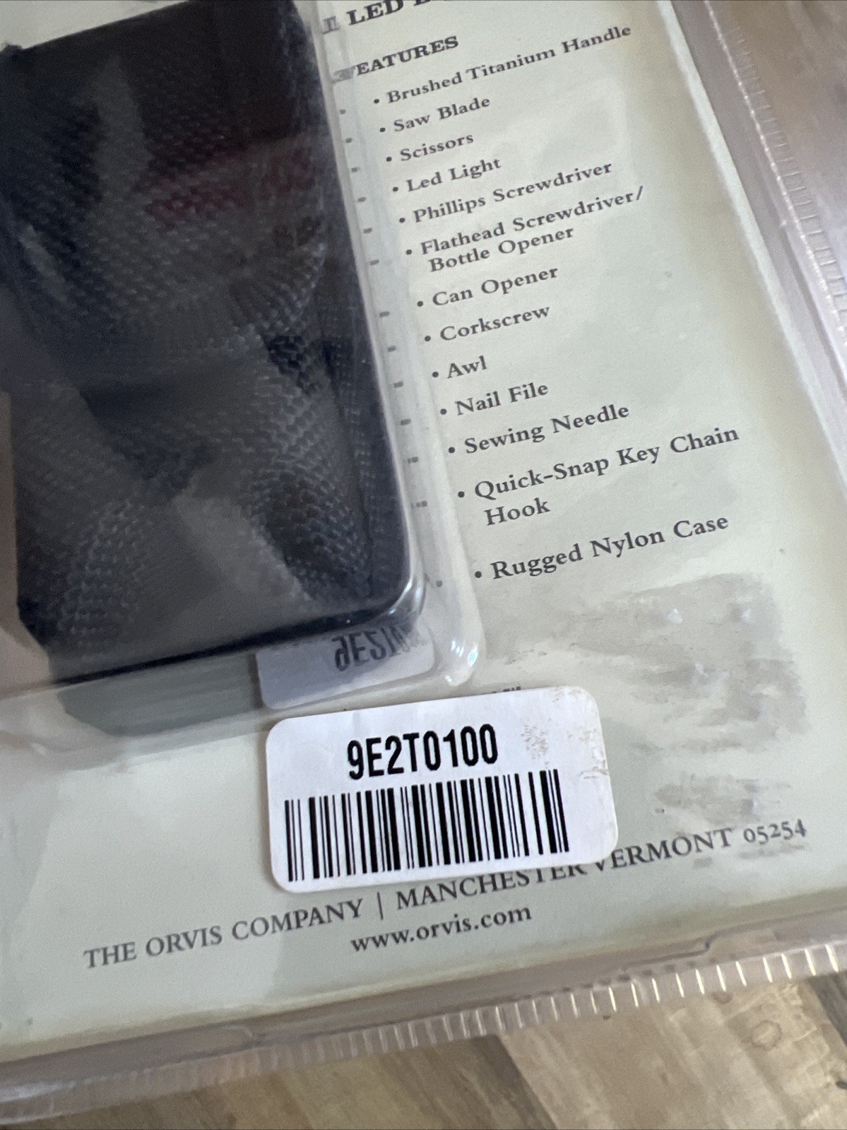 Orvis Rod And Tackle Multi-tool With Led Light /case