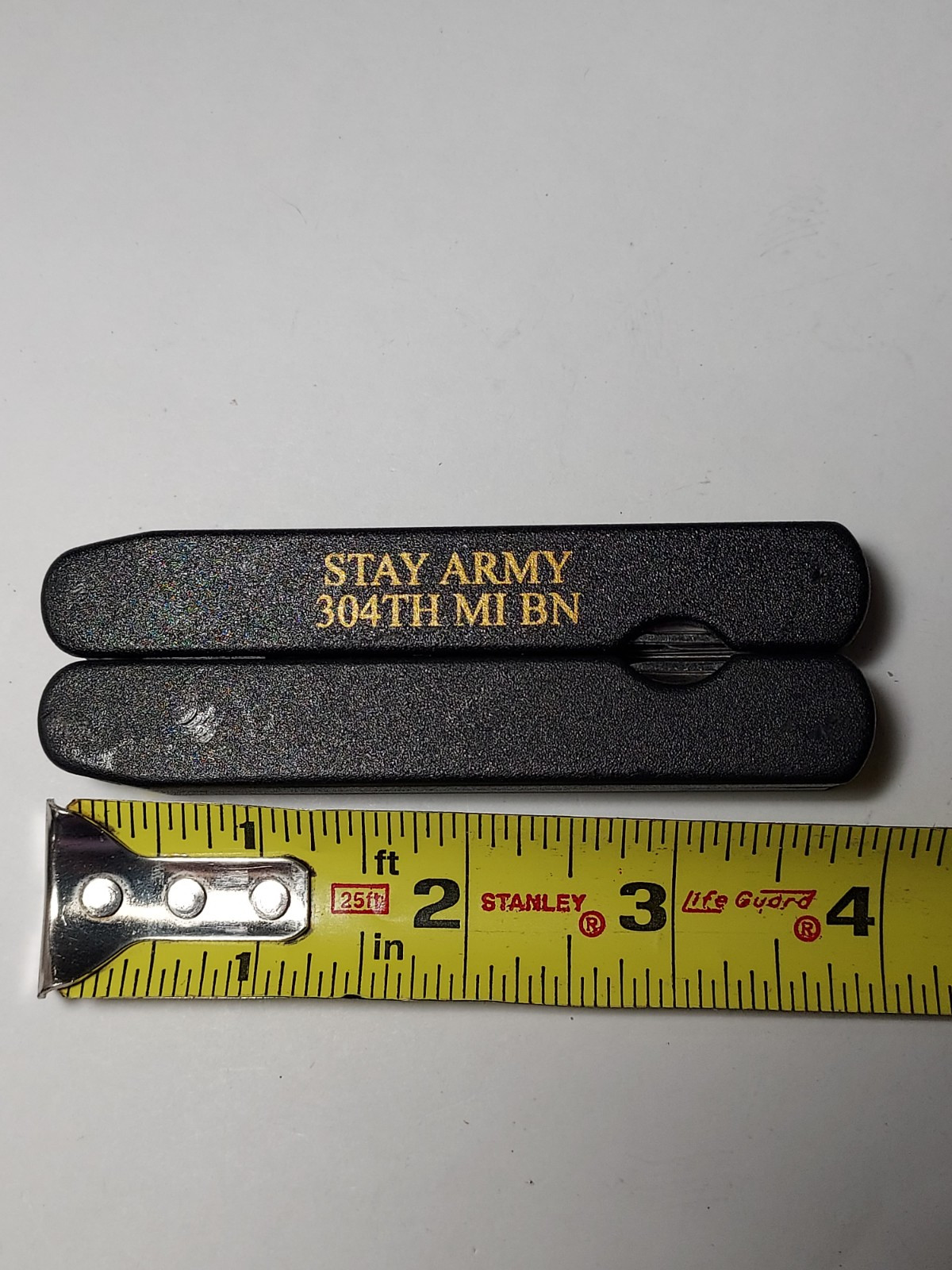 Black Multi Tool printed STAY ARMY 304TH MI BN – Pliers, Blade