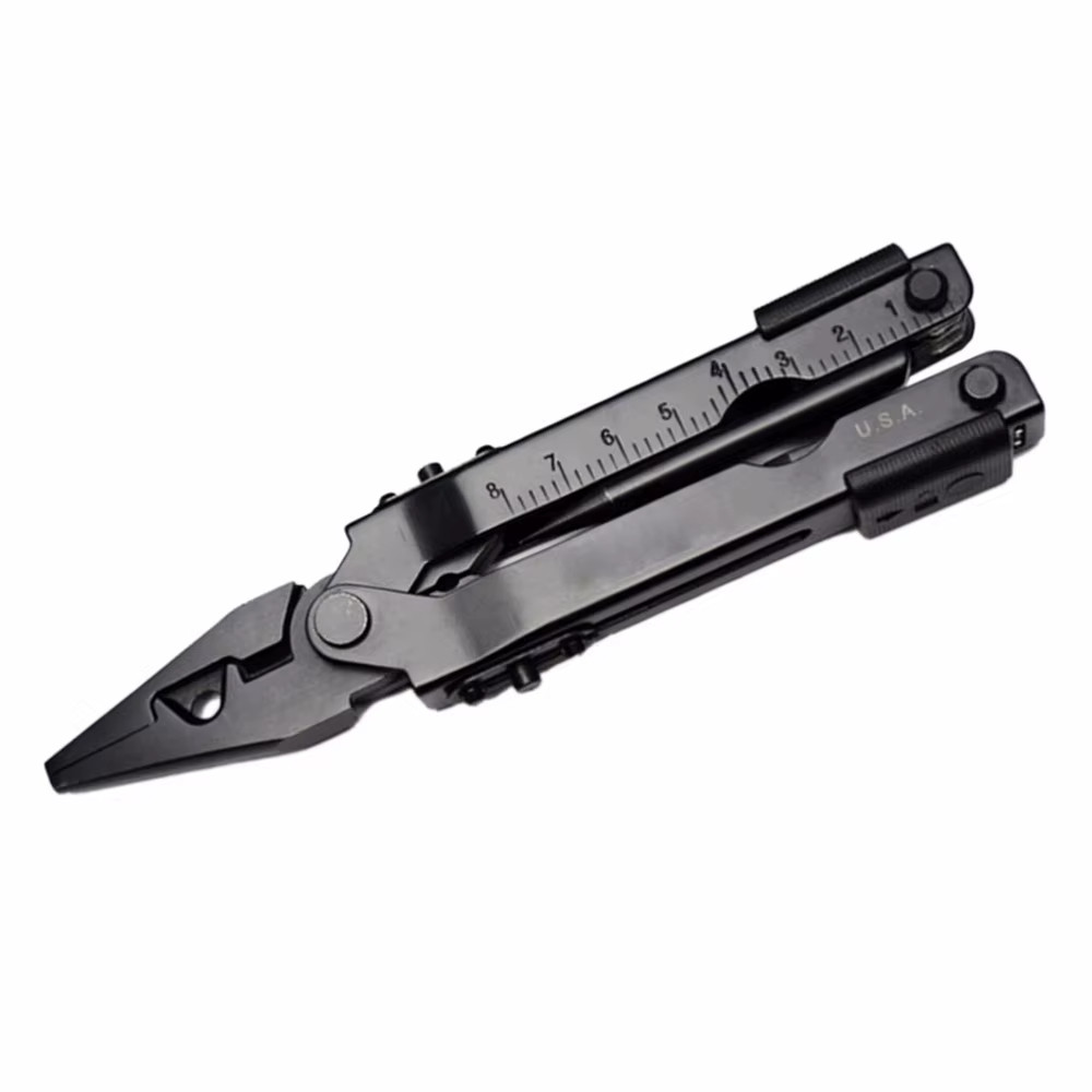 Folding Multi-Tool Pliers Stainless Steel Pocket Knife Wire Stripper EDC Camping