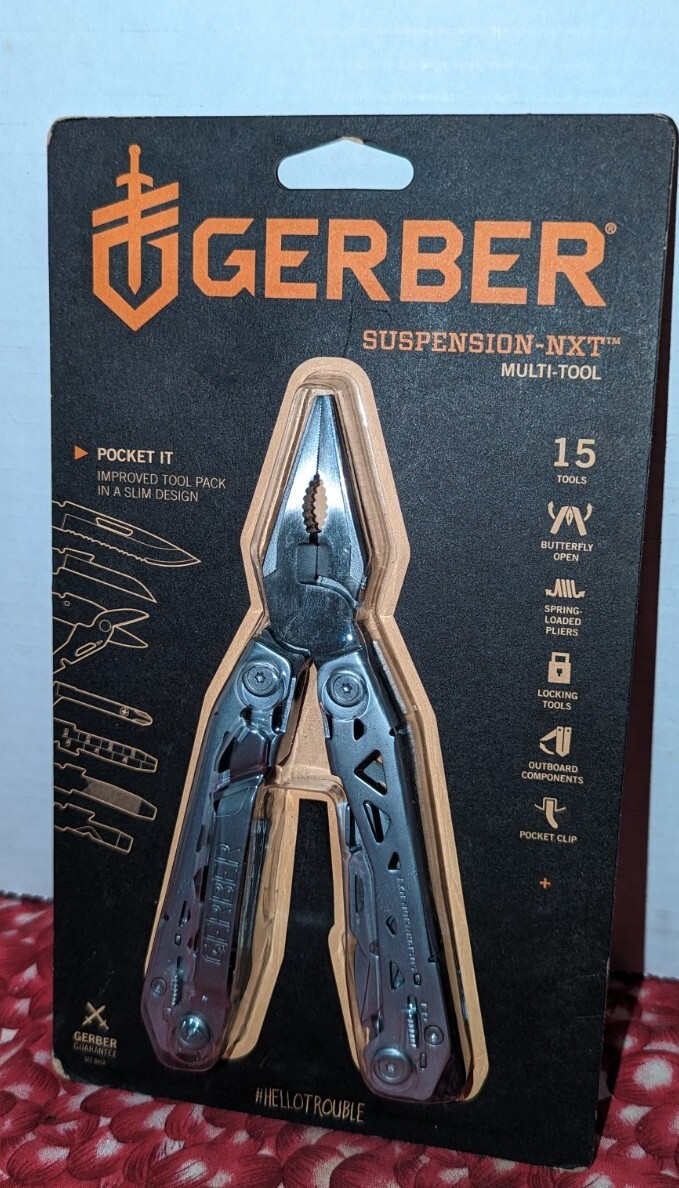 Gerber Suspension-NXT Mutli-Tool w/ 15 Tools 31-003345 ~ NEW