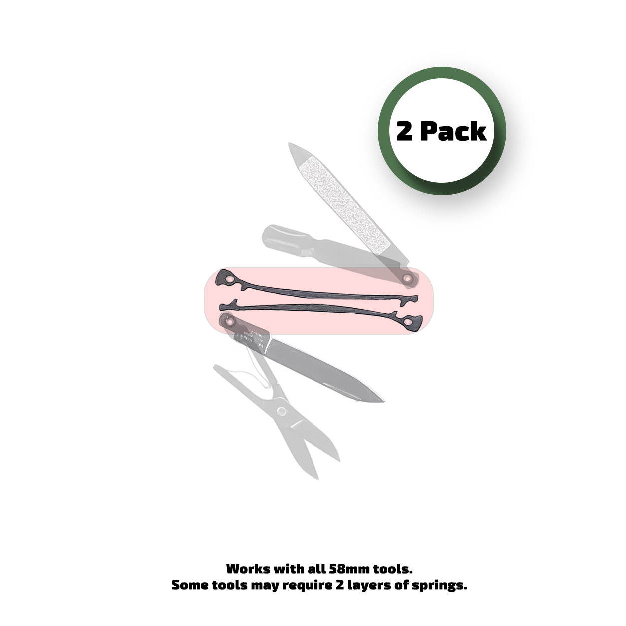 Parts from Victorinox 58mm Swiss Army Knife (Mini Champ): 1 Part For Mods or