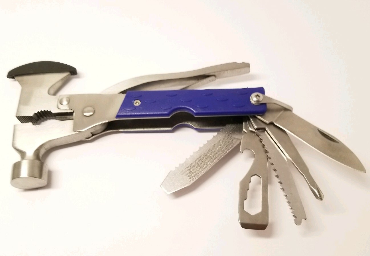 18 in 1 Folding Multi-Tools Multi-Purpose Pliers, Hammer, Bottle Opener and MORE