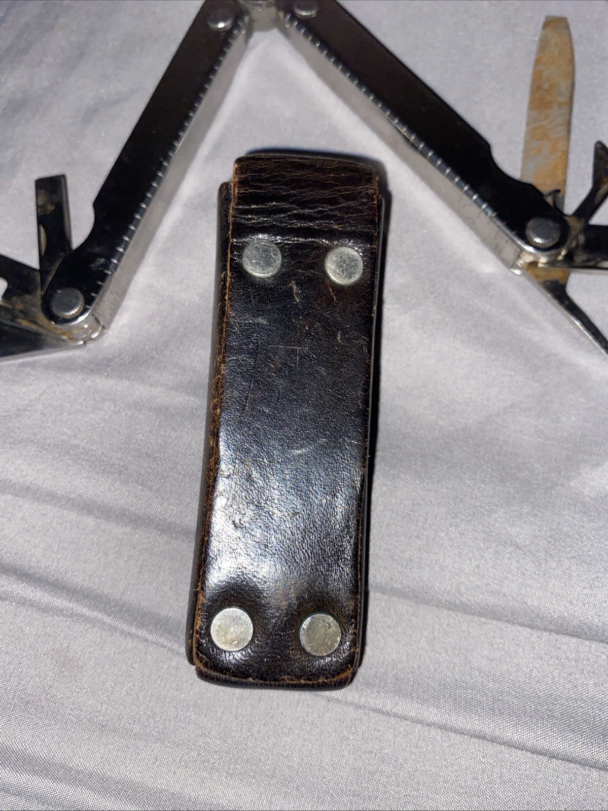 Vtg Original Leatherman Multi-Tool Portland OR USA + Leather Sheath 1990’s