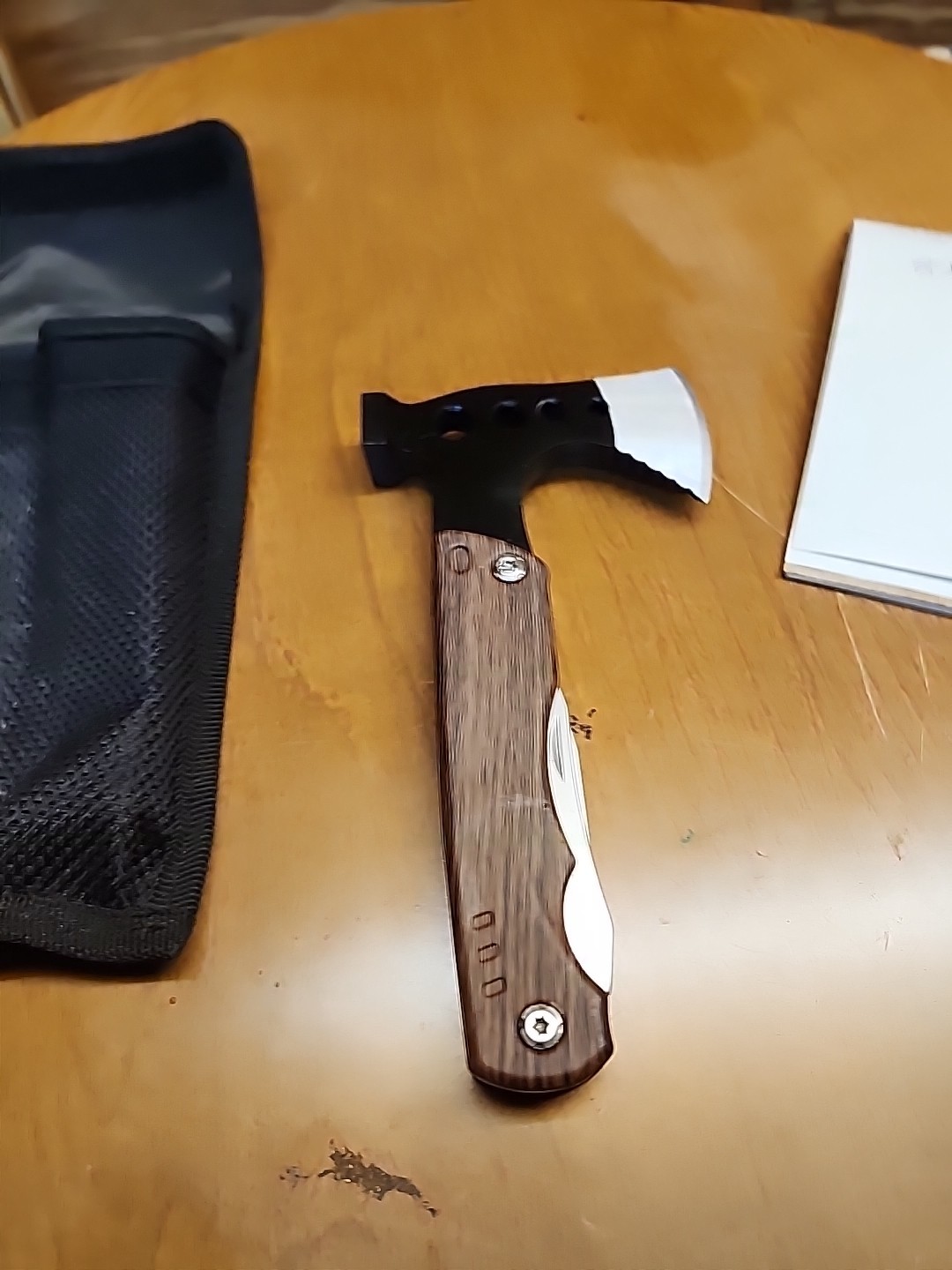 Steel River Multi Tool Hatchet Axe Folding Knife Stainless with Sheath