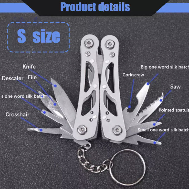 14 in 1 Multi Tool Kit Pliers Pocket Knife Folding Screwdriver Multi-functional