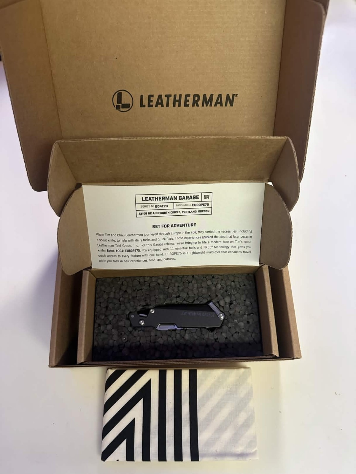 Brand New Leatherman Garage Batch #004: EUROPE75 Limited Edition Multitool