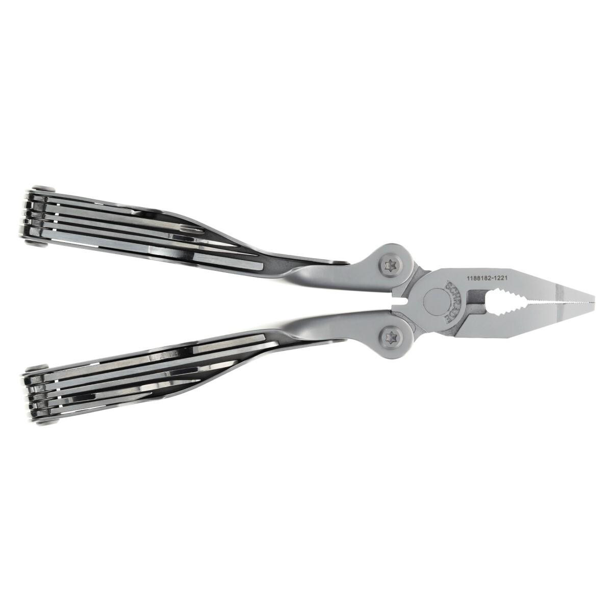 Schrade Tough Tool Silver Multi-tool, 20 Tools w/ Pouch Outdoor Survival 1182534