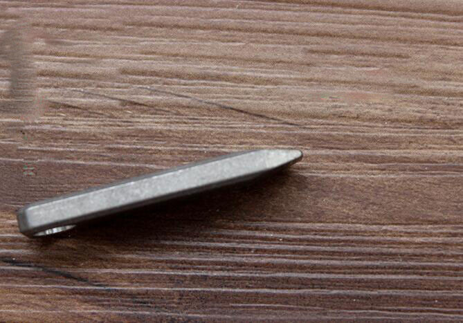 Titanium Mini Crowbar Pry Bar EDC Tool Keychain Knife Paracord Necklace Pendant
