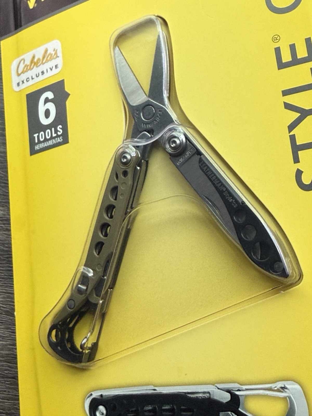 Cabela’s Limited Edition Leatherman Style CS Black DLC & Coyote Tan Multitool