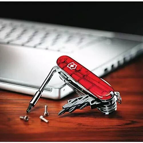 VICTORINOX Knife Cybertool 34 Swiss Army Knife Translucent Red