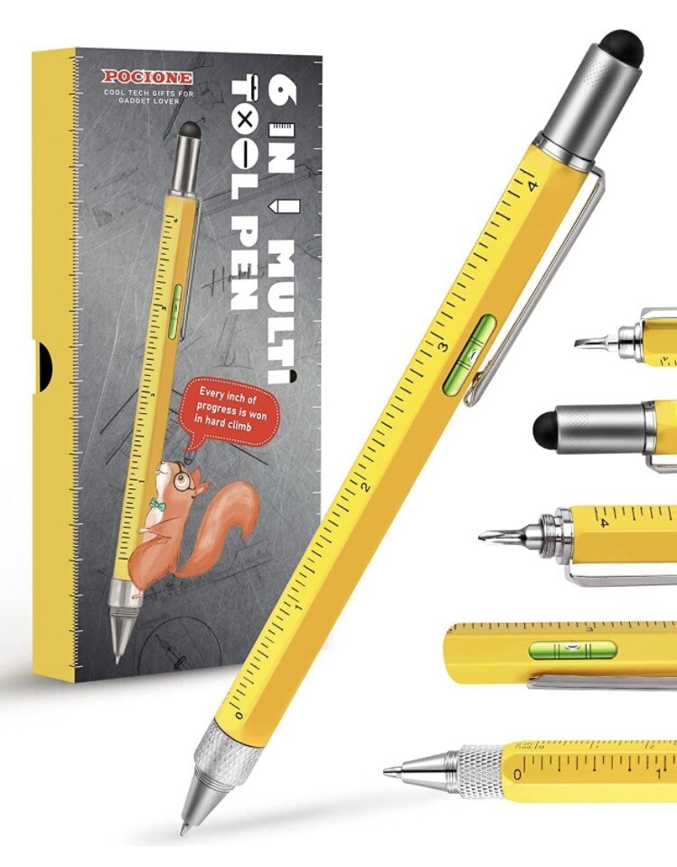 6 in 1 multitool pen Gifts for Men