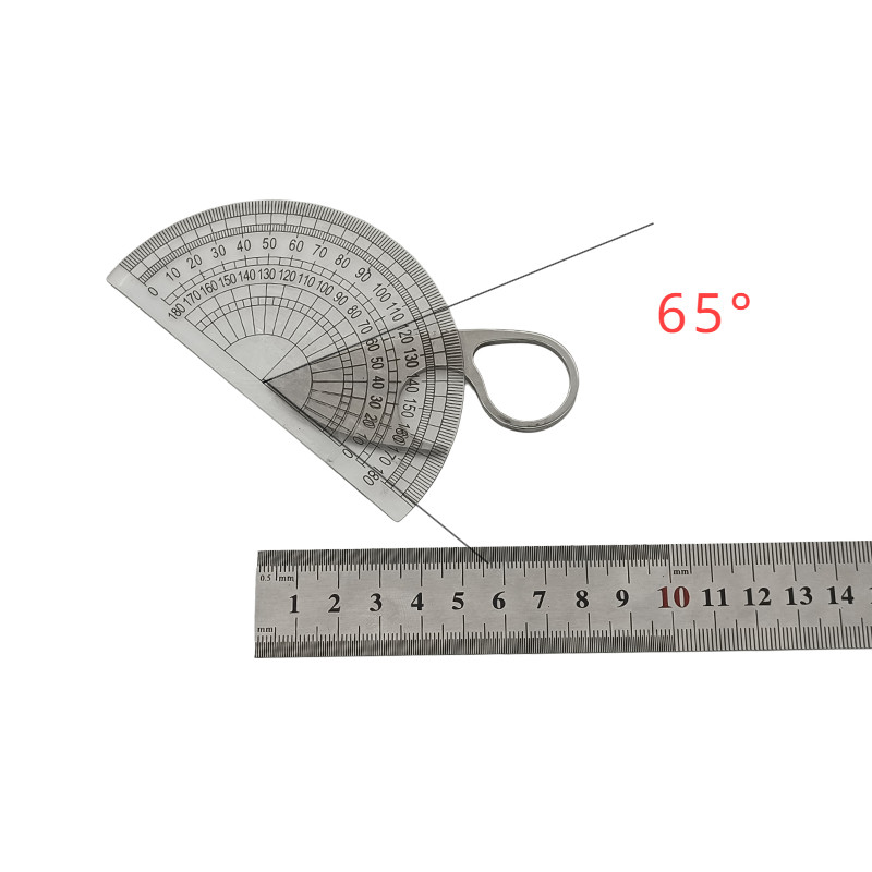 Smal Stainless Steel Outdoor Knife Camping Straight Knife with Chain Survival