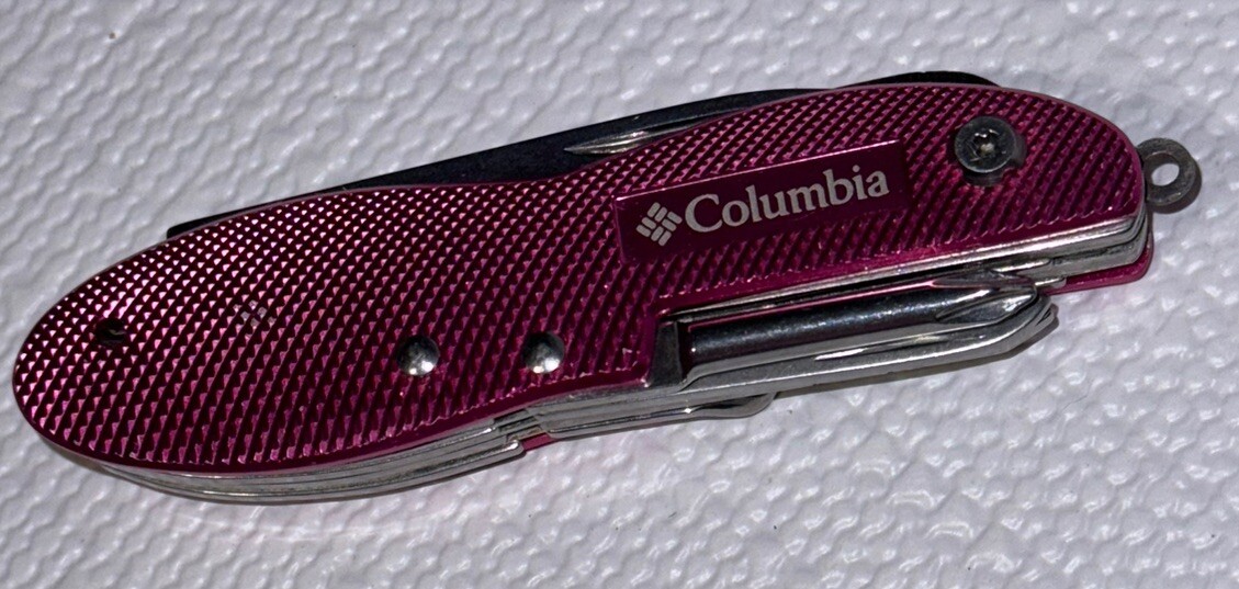 COLUMBIA Deluxe Multi-Tool 11 Functions Pocket Knife – PINK