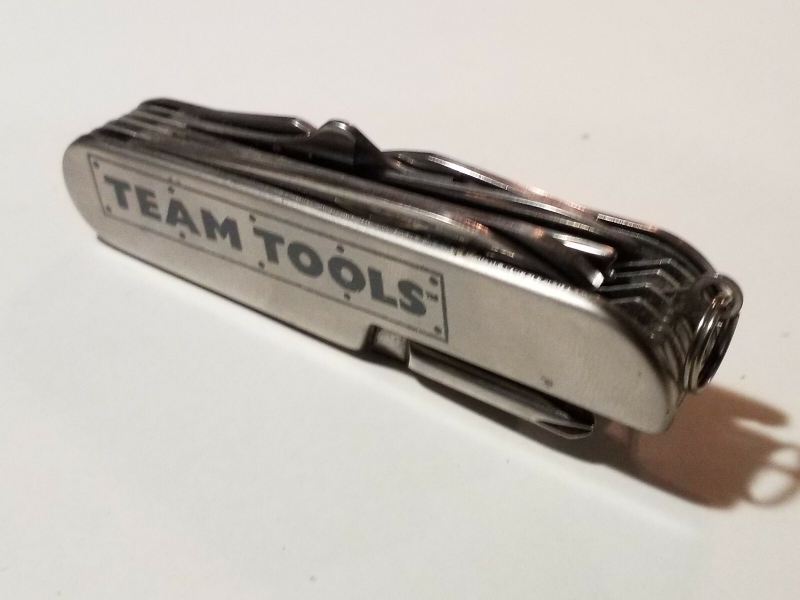 TeamTools 12pc. Multi-tool Stainless Steel Folding Pocket Knife Heavy Duty