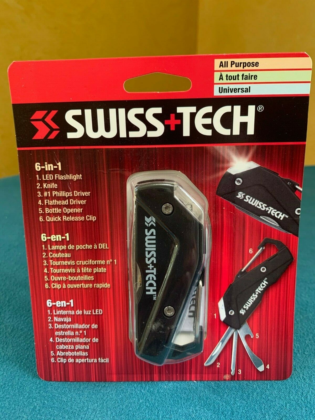 Swiss+Tech All Purpose 6 in 1 Precision Multitool–NEW