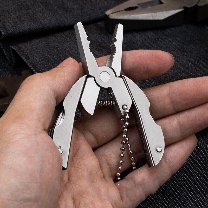Multifunctional All In One Tool Mini Plier Keychain Set – 6-in-1 Multitool Plier