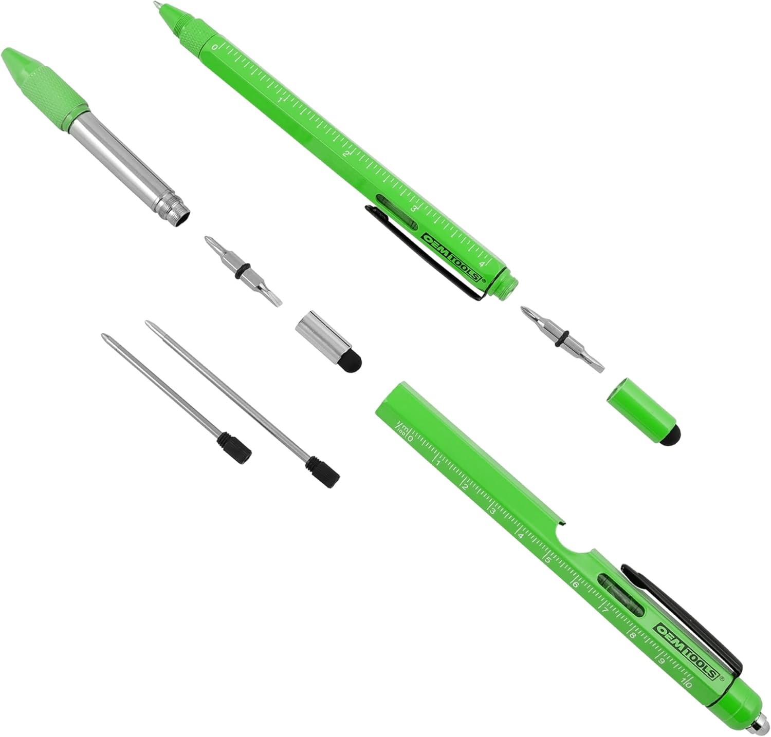 22670 Multi-Tool Pen Set 2 Piece Ballpoint EDC Pen Stylus Combo Screwdriver