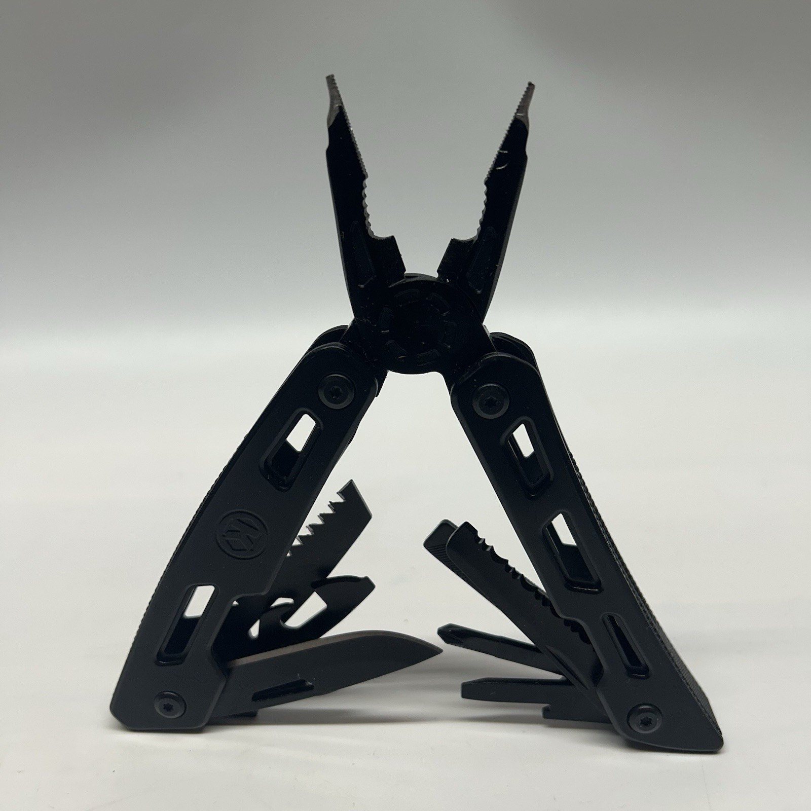 Kobalt Multi-Tool Versatile 14-in-1 Black Stainless Steel Folding Tool Pliers
