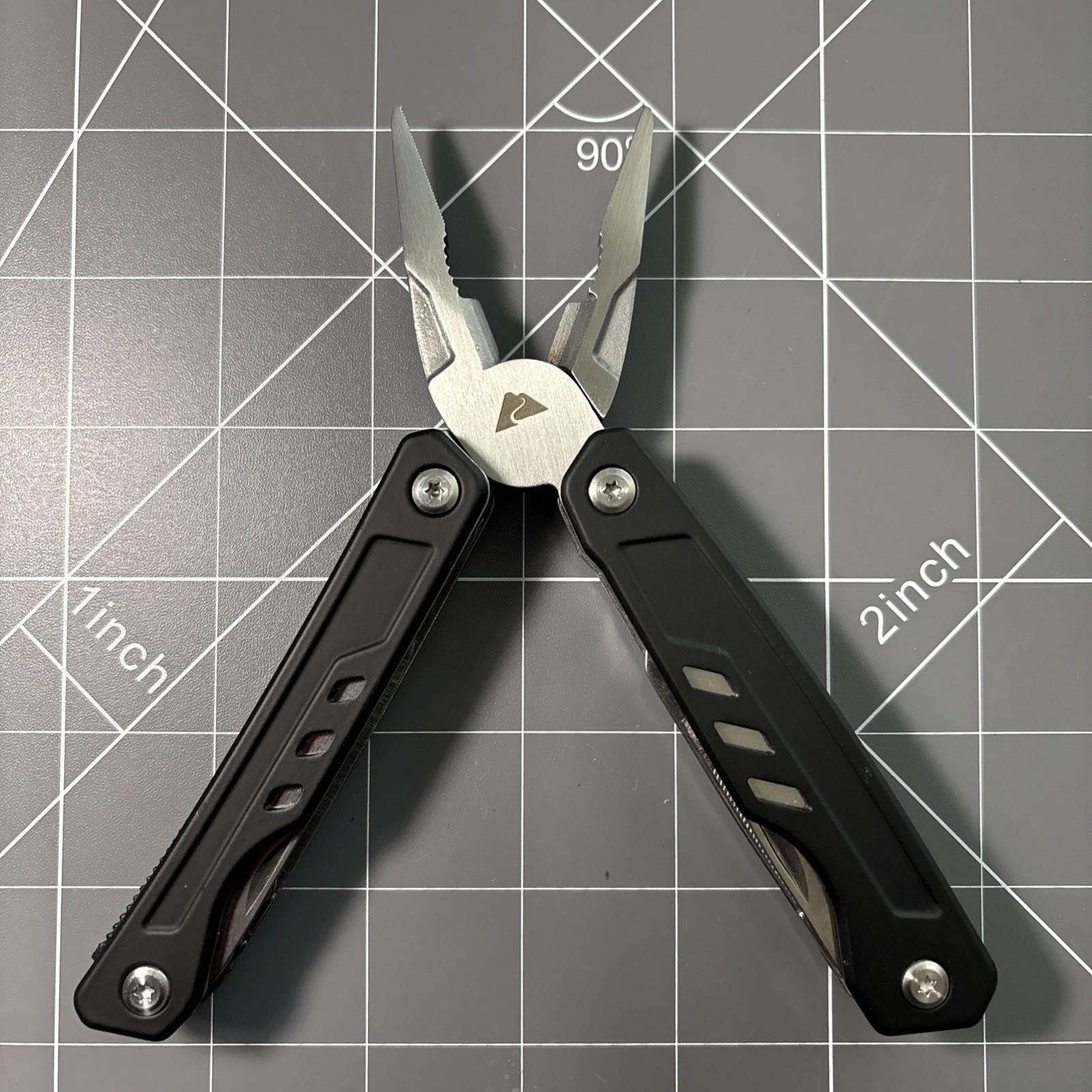 Ozark Trail 17-In-1 Multi Tool Pliers,Wire Cutter,Saw, Knife W/Sheath in Black