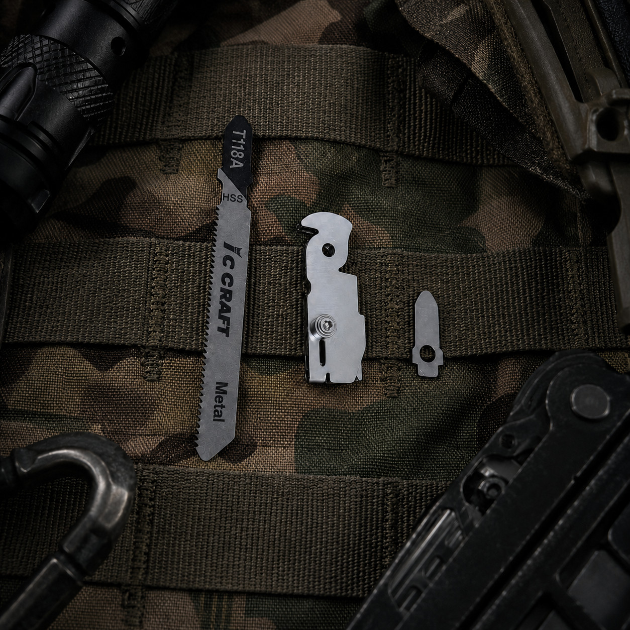 Reinforced T-Shank Saw Adapter w/ Blade for Leatherman ARC FREE P4