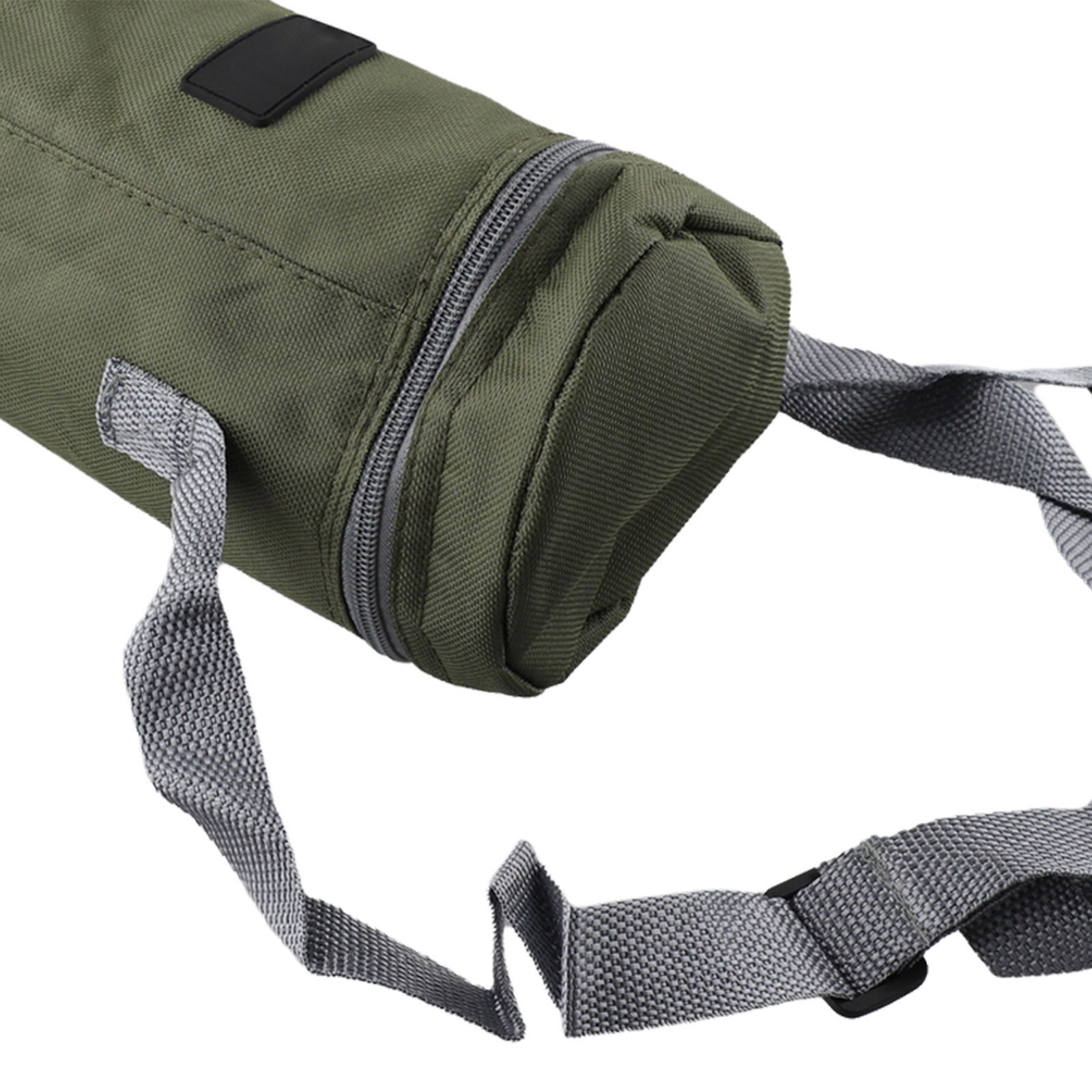 Insulated Cylinder Shoulder Strap Bag for Convenient Water Bottle Storage