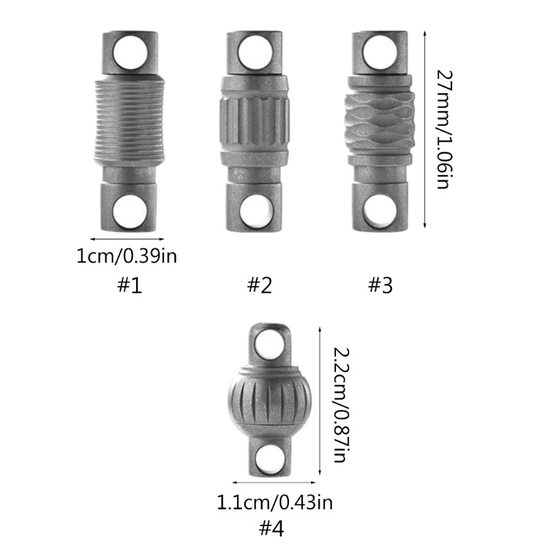 Titanium Quick Release Swivel Keychain Detachable Keychain Tool Easy to Use