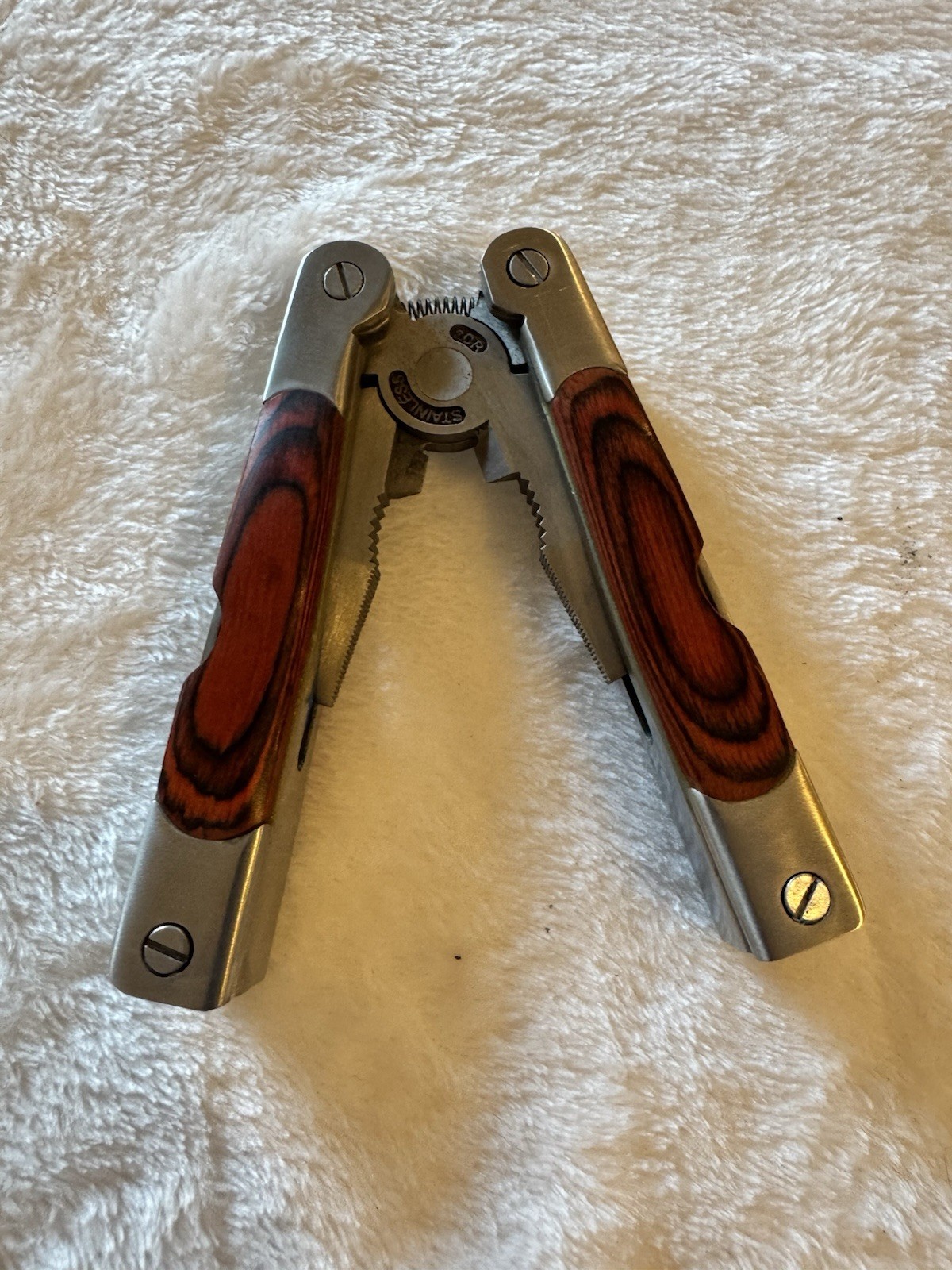 Winchester Multi Tool Knife Sheath Pliers Wood Finish Western Firearms