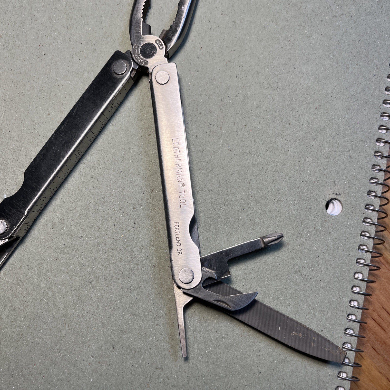 Vintage Original Leatherman Multi Tool Portland OR Leather Sheath USA