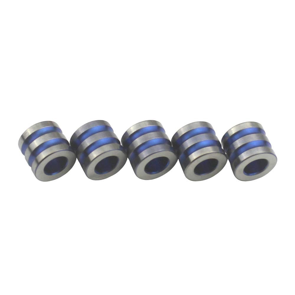 10mm Titanium EDC Knife Lanyard Beads – Keychain Paracord Pendants (5 Pack)