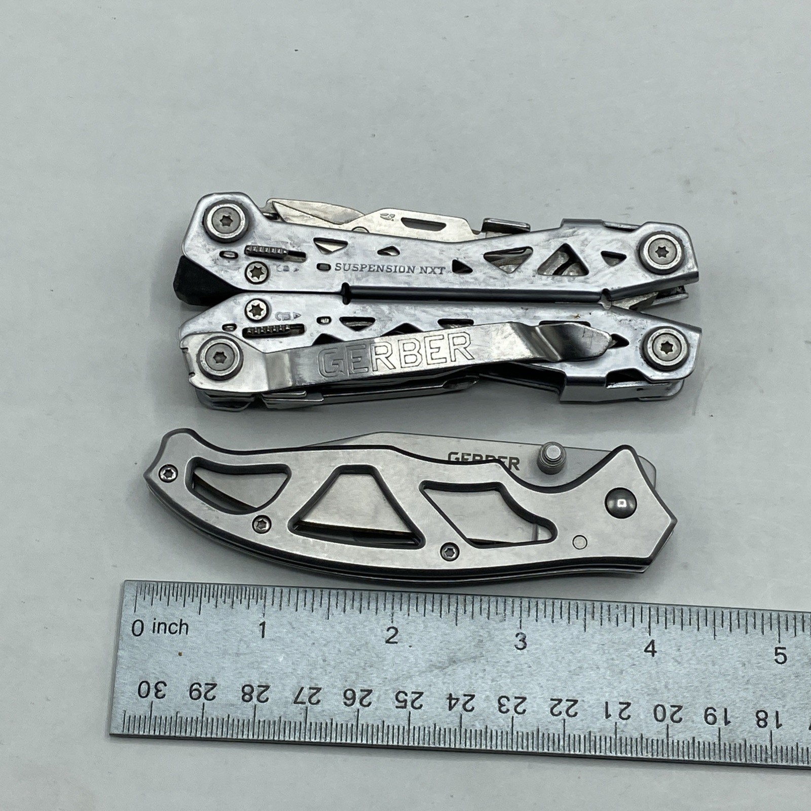 Gerber Suspension NXT & Paraframe I Knife Combo – Silver