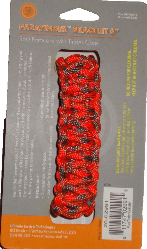 UST COMBO – Sasquatch Multi-tool & Paratinder Bracelet – Be Prepared!