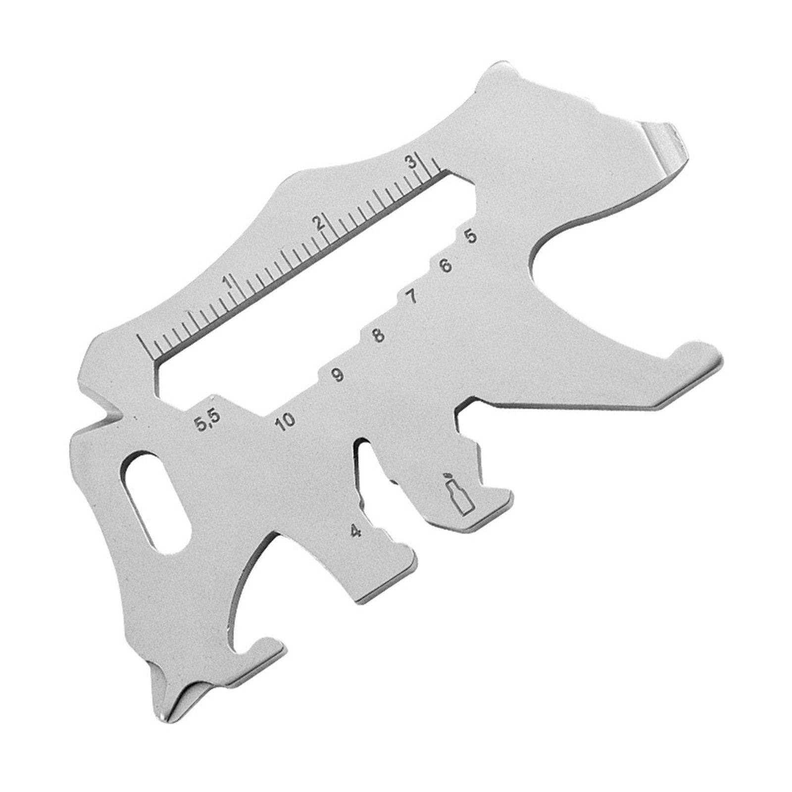 Multitool Keychain Bike Spoke Key Bottle Opener Keychain Multifunctional