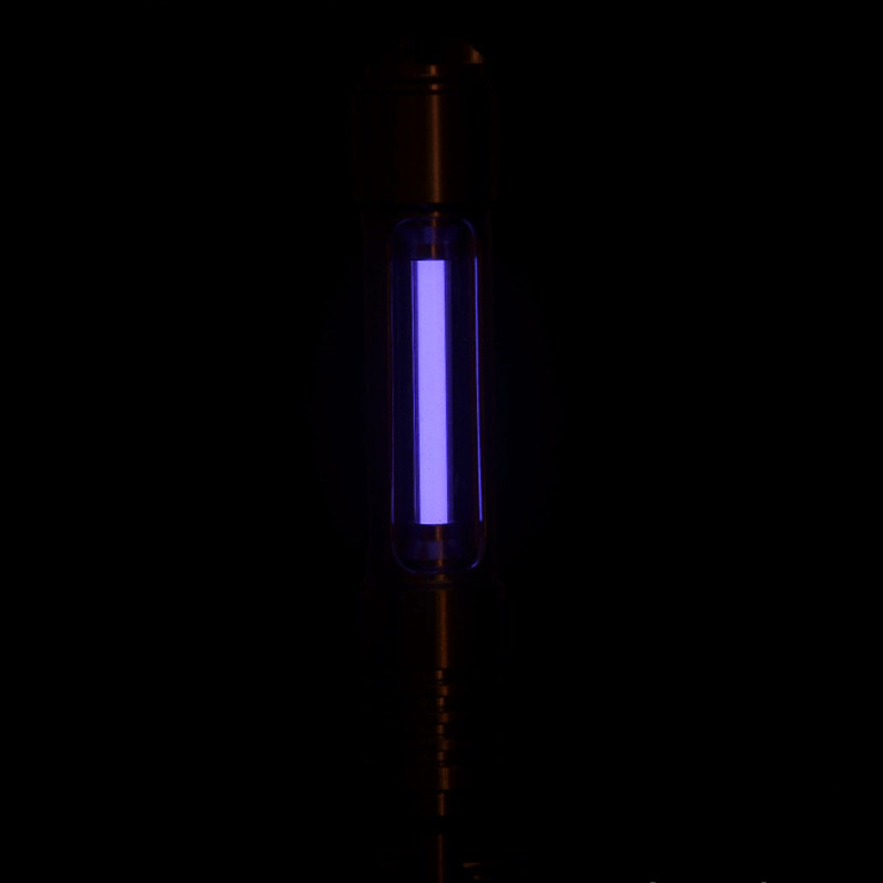 1 Pcs 3*22.5mm Titanium Luminous Tube Pendants Paracord Beads Key Ring Pendants