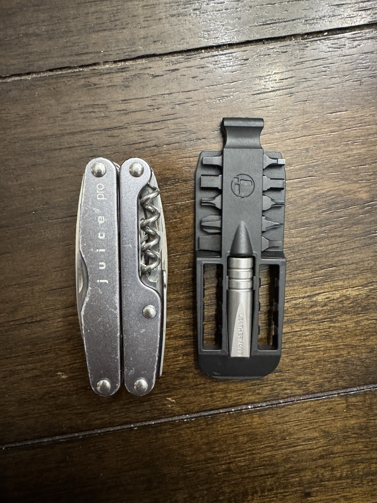 Leatherman Juice Pro Storm Gray Multi-Tool with Bit Adapter